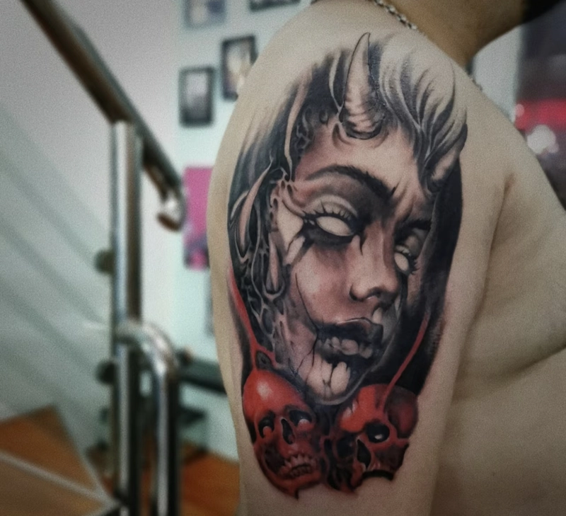 Hình xăm 3D trên tay cho nam