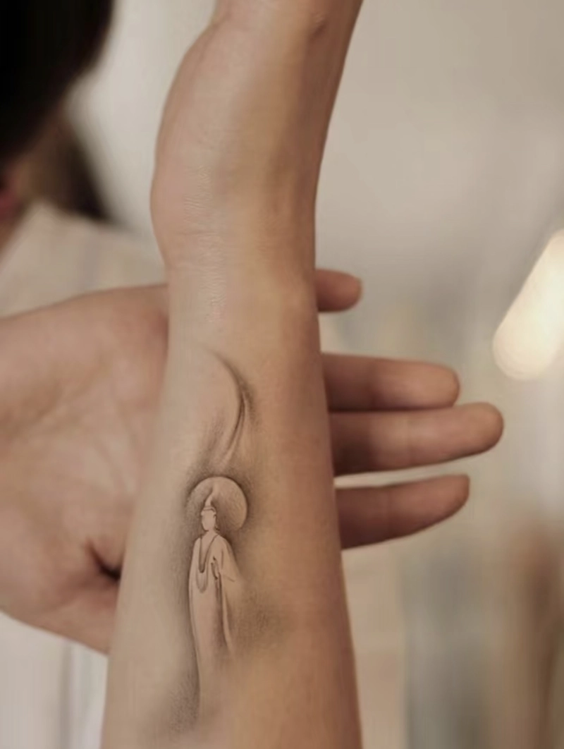 Hình xăm Phật 3D đẹp