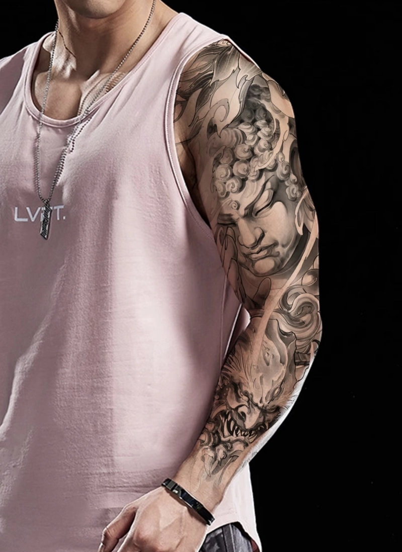 _Hình xăm Phật 3D