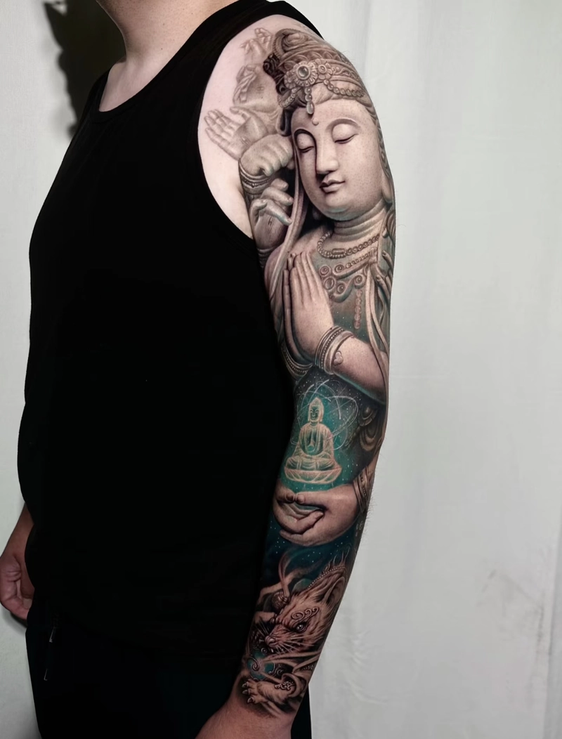 Hình xăm Phật đẹp