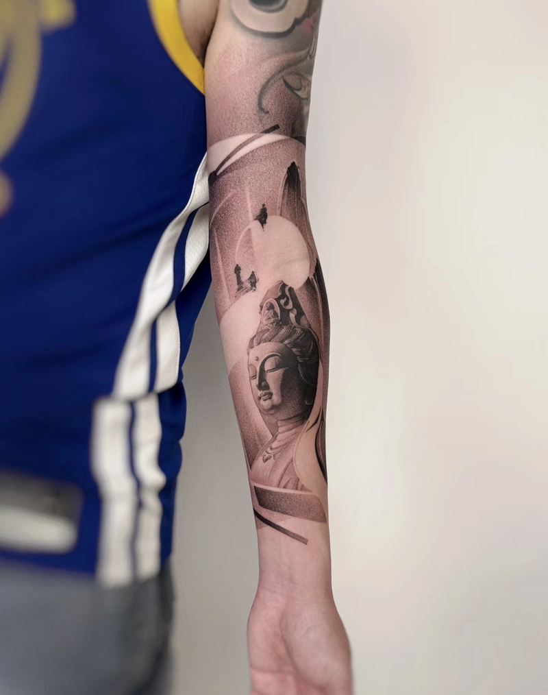 Hình xăm Phật hộ mệnh