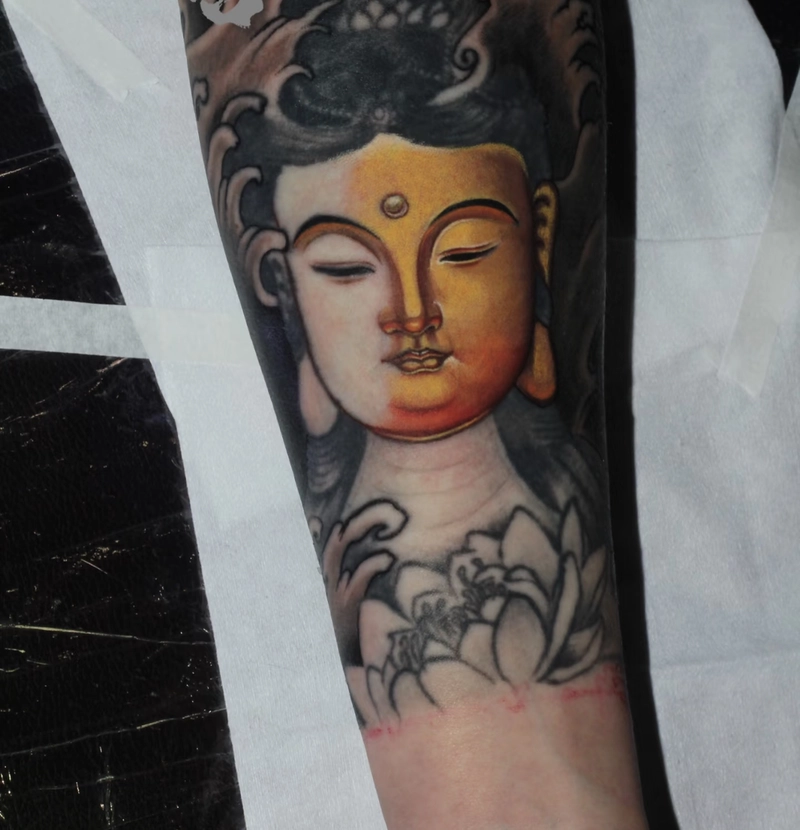 Hình xăm Phật phong thủy mang năng lượng tích cực cực đẹp