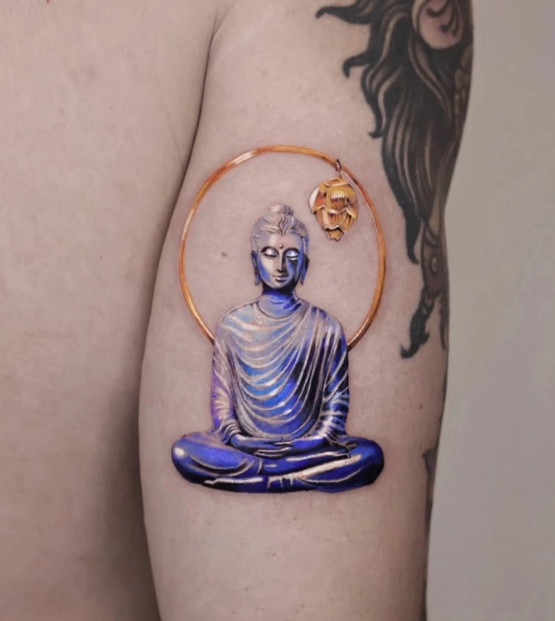 Hình xăm Phật phong thủy mang năng lượng tích cực