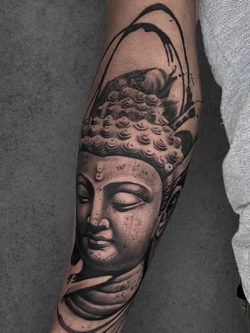 Hình xăm Phật từ bi