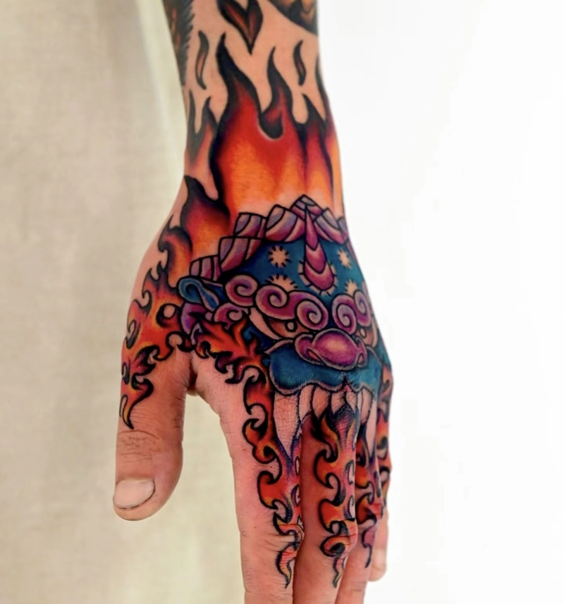 Hình xăm Tỳ Hưu 3D