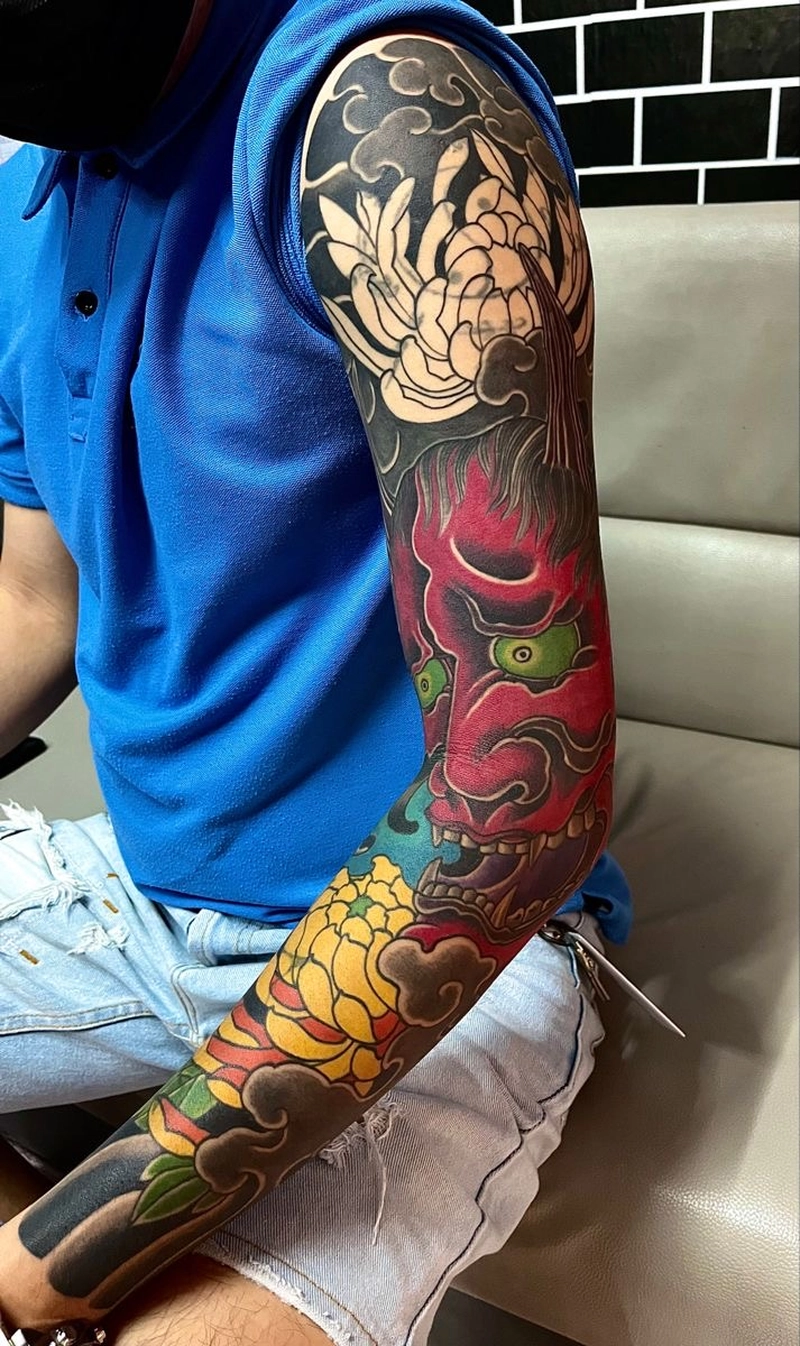 Hình xăm Tỳ Hưu độc đáo