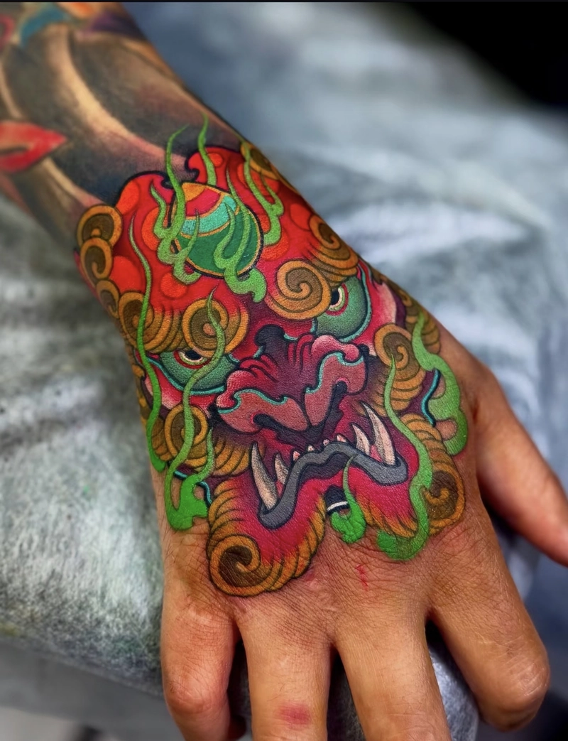 Hình xăm Tỳ Hưu ở cổ tay