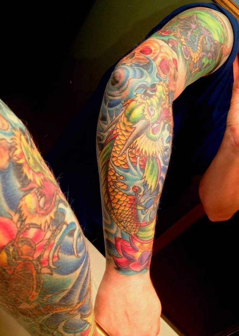 Hình xăm cá chép hóa rồng ý nghĩa