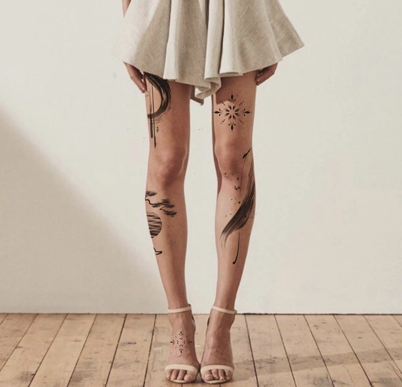 Hình xăm chân nữ có ý nghĩa sâu sắc