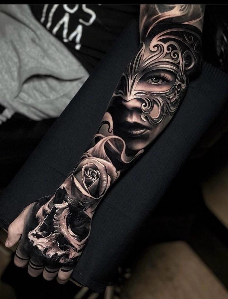 Hình xăm full tay đẹp cho nam Hình xăm full tay đẹp cho nam