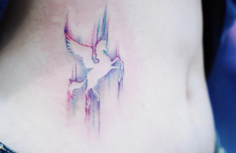Hình xăm kỳ lân biểu tượng linh thiêng