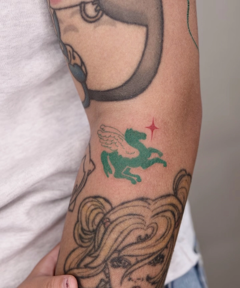 Hình xăm kỳ lân đẹp