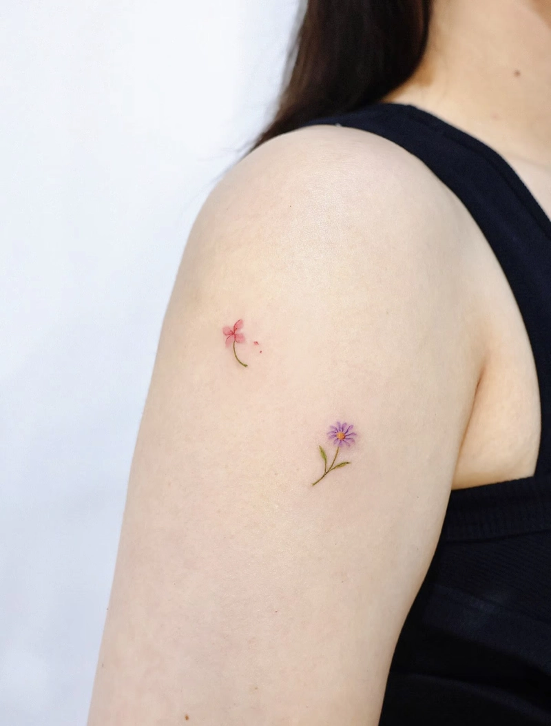 Hình xăm nhỏ dễ thương cho nữ Hình xăm nhỏ dễ thương cho nữ