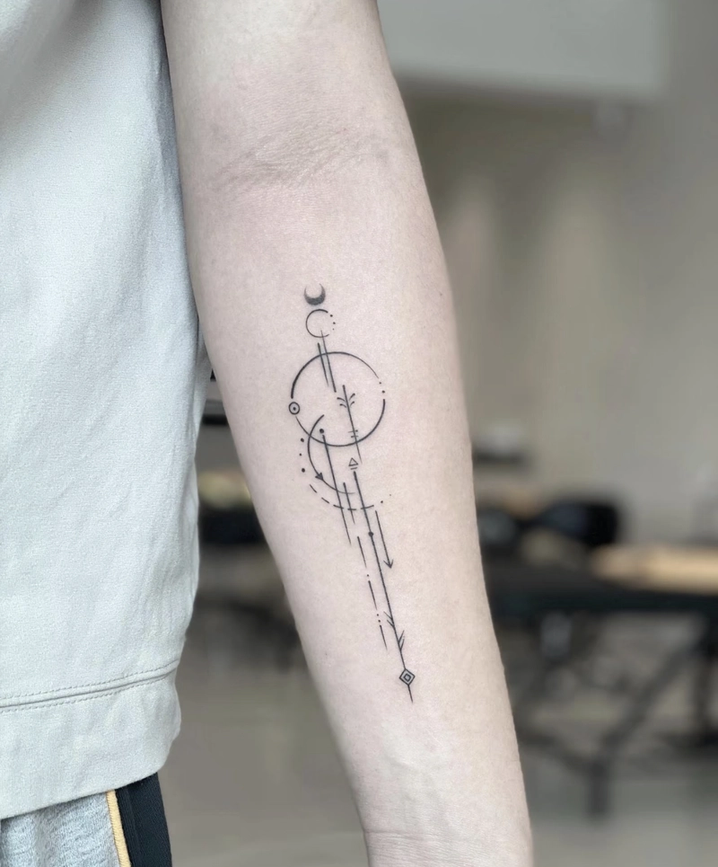 Hình xăm nhỏ trên tay cho nam