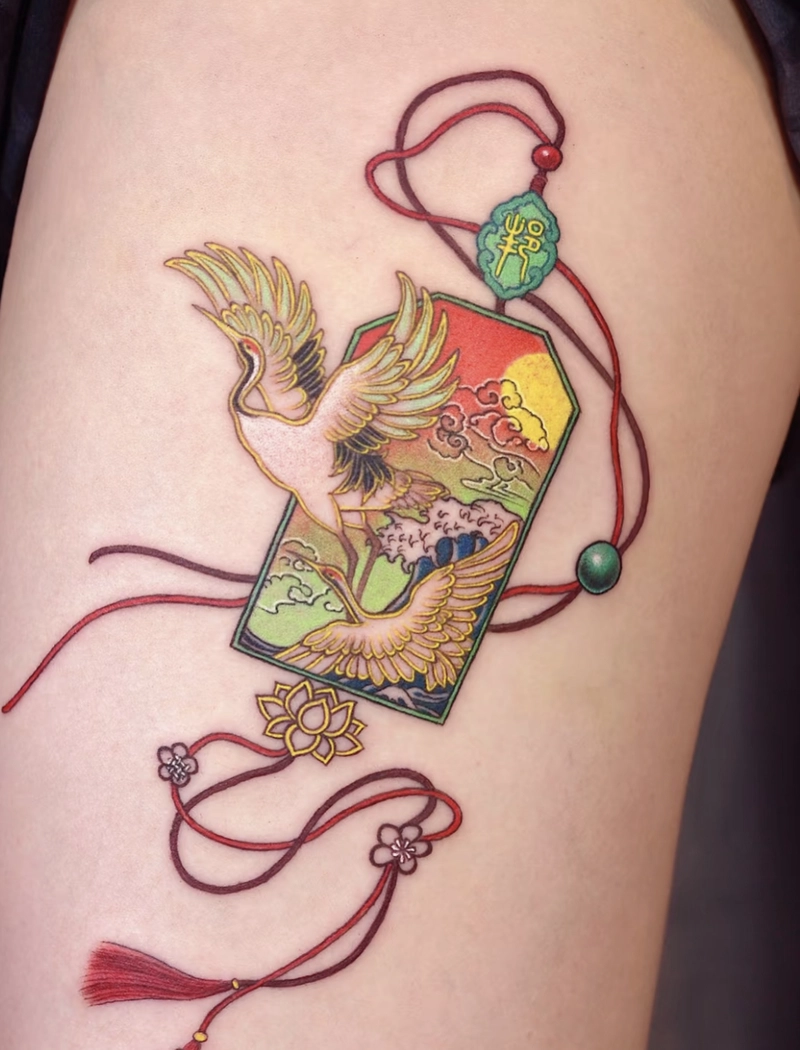 Hình xăm phong thủy giúp buôn may bán đắt