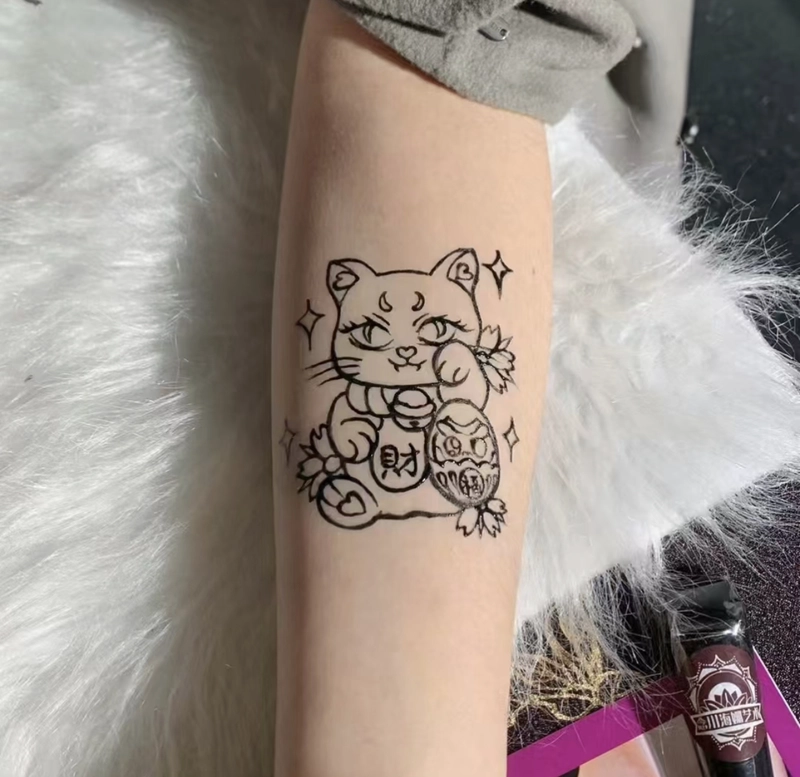 Hình xăm phong thủy hình Tỳ Hưu