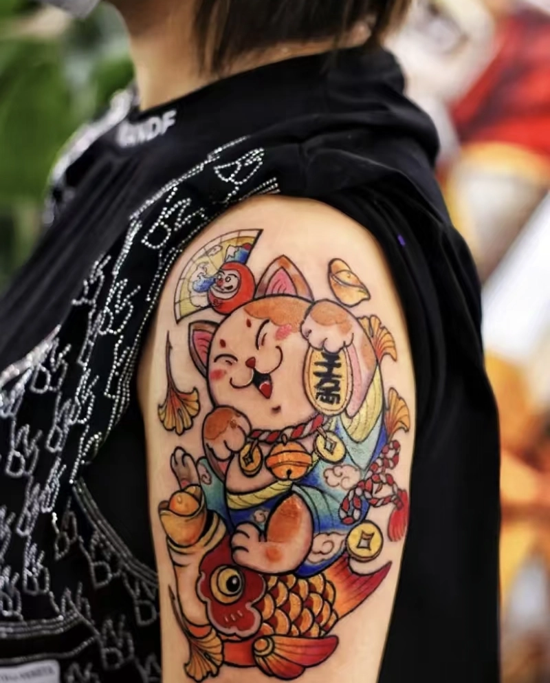 Hình xăm phong thủy ở cổ tay