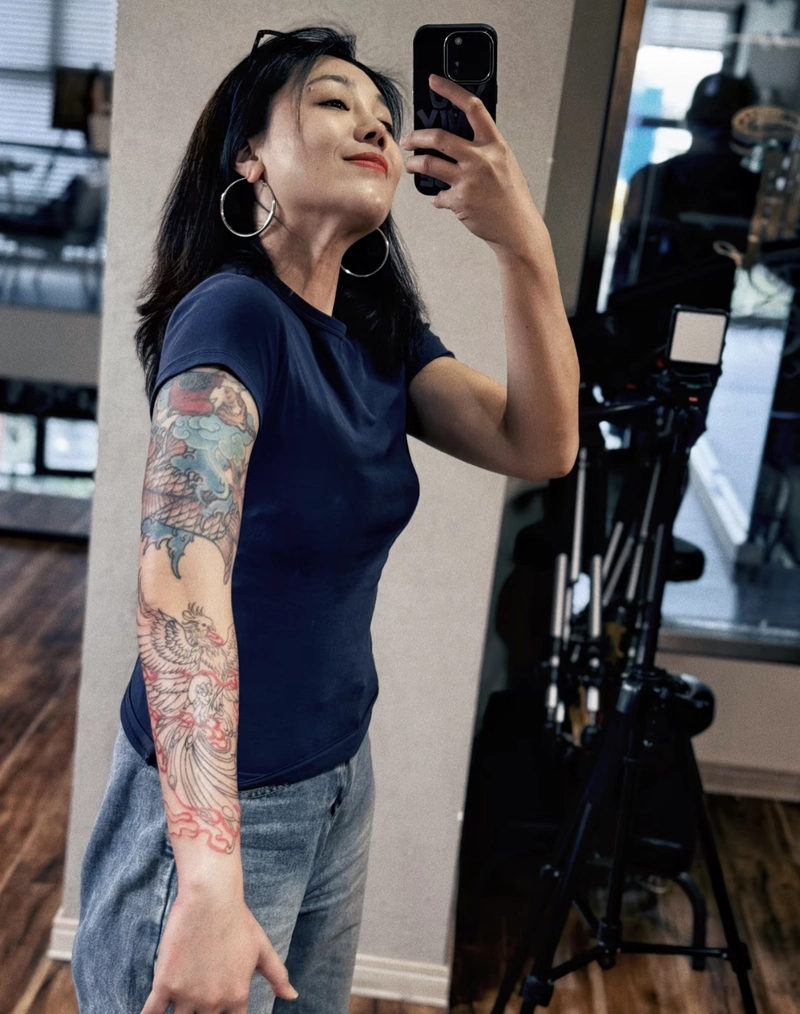 Hình xăm phượng hoàng nghệ thuật