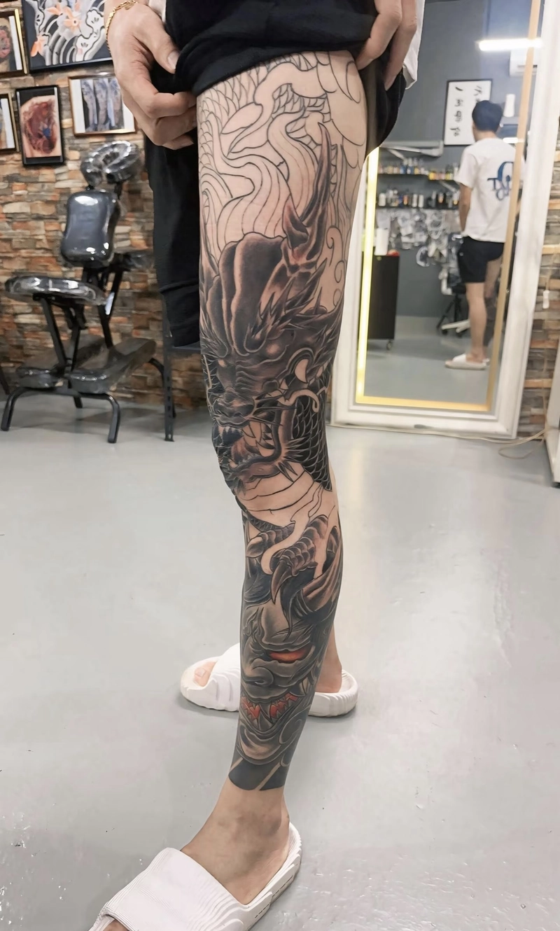 Hình xăm rồng Nhật Bản