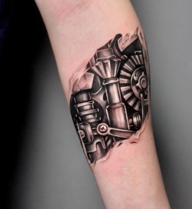 Hình xăm toàn cánh tay cho nam