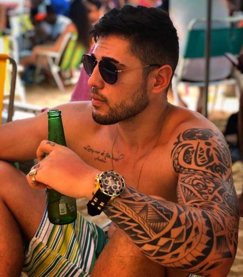 Hình xăm tribal full lưng nam