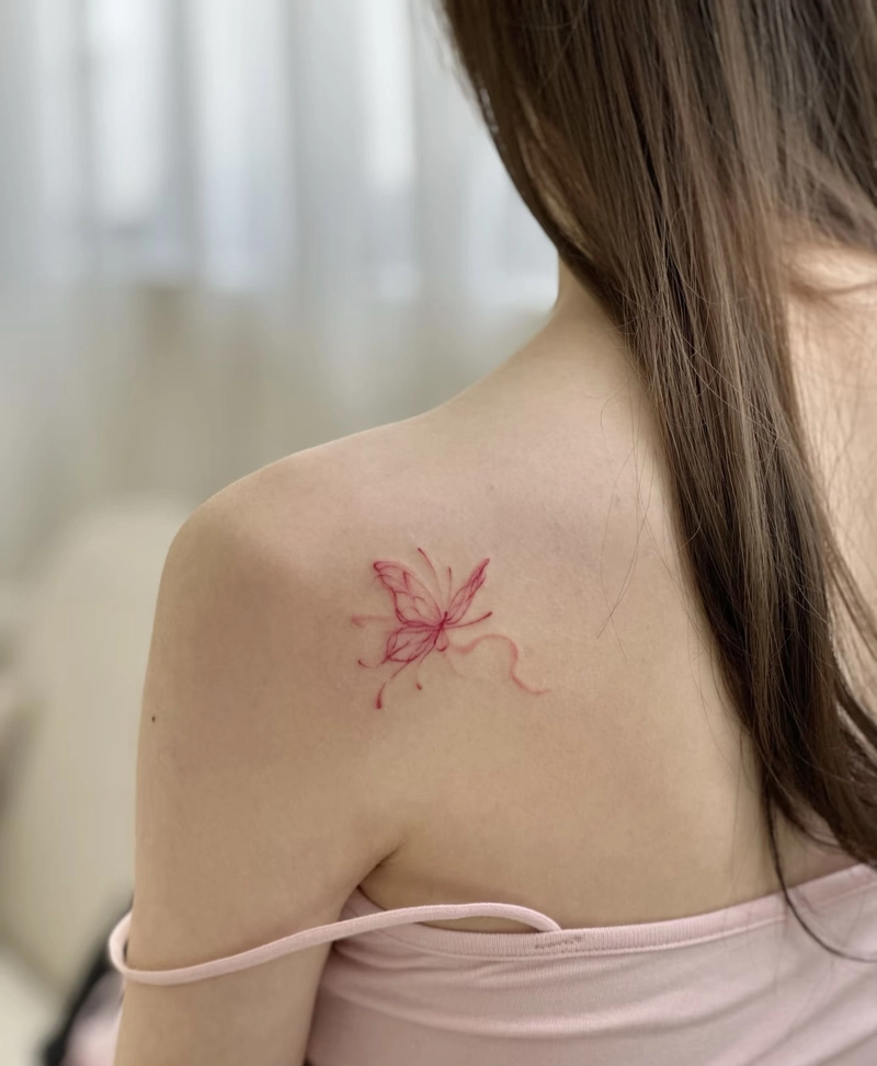 Hình xăm vai nữ phong cách Nhật Bản