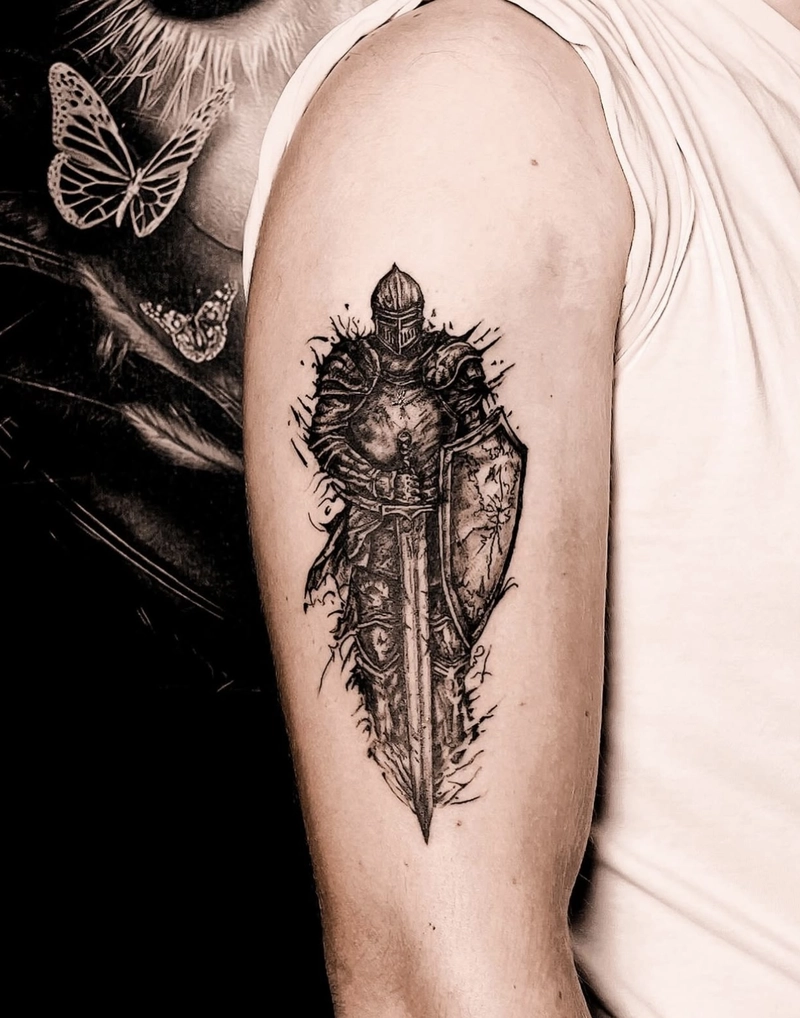 các mẫu xăm hình đẹp cho nam ở bắp tay