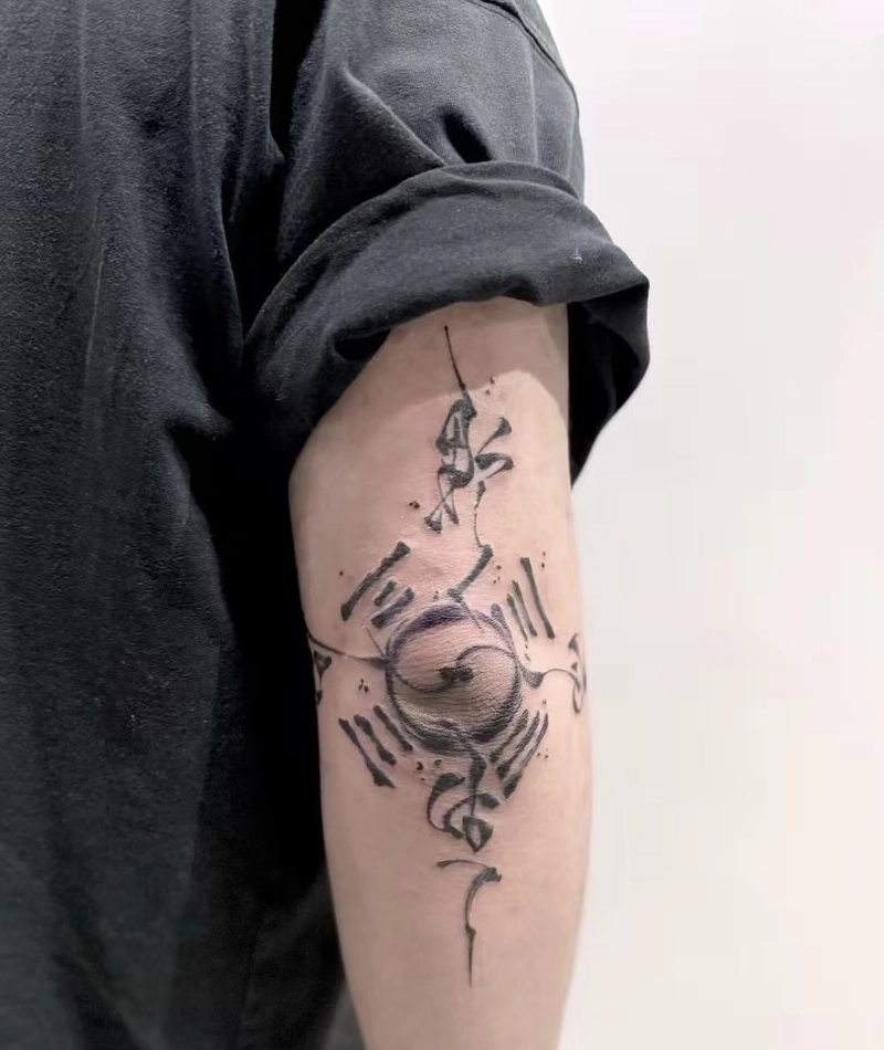 hình xăm bát quái giúp thu hút năng lượng tốt lành