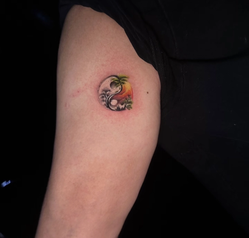 hình xăm bát quái mang đến sự bình an trong cuộc sống