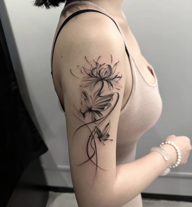 hình xăm cá tính hiện đại cho nữ hình xăm cá tính hiện đại cho nữ