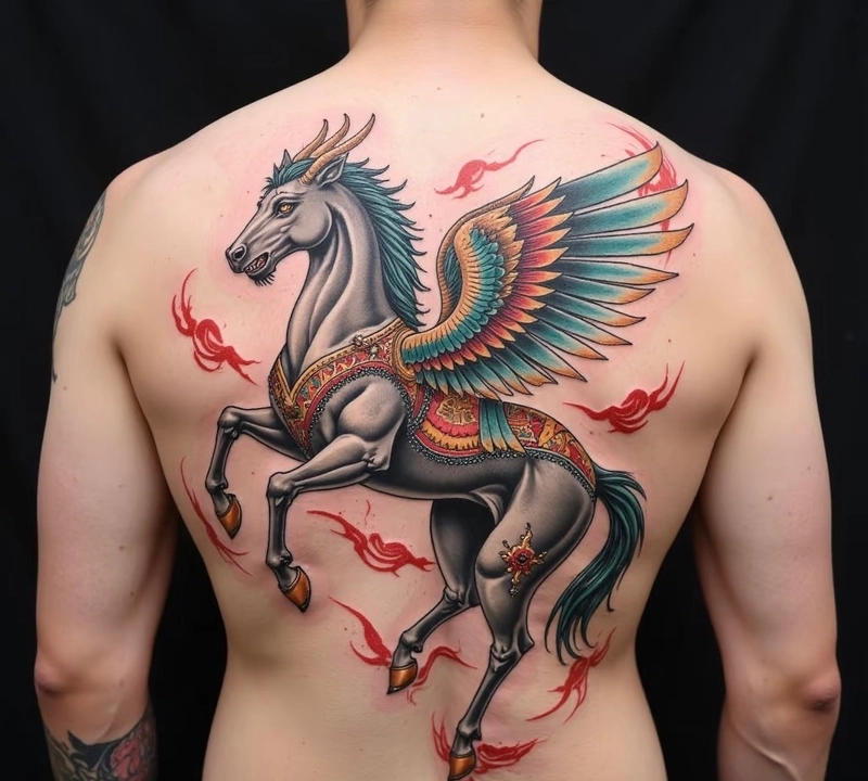 hình xăm cá tính ở lưng hình xăm cá tính ở lưng