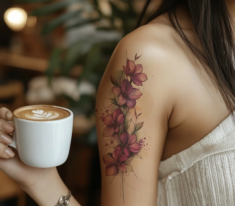 hình xăm cá tính trừu tượng cho nữ hình xăm cá tính trừu tượng cho nữ