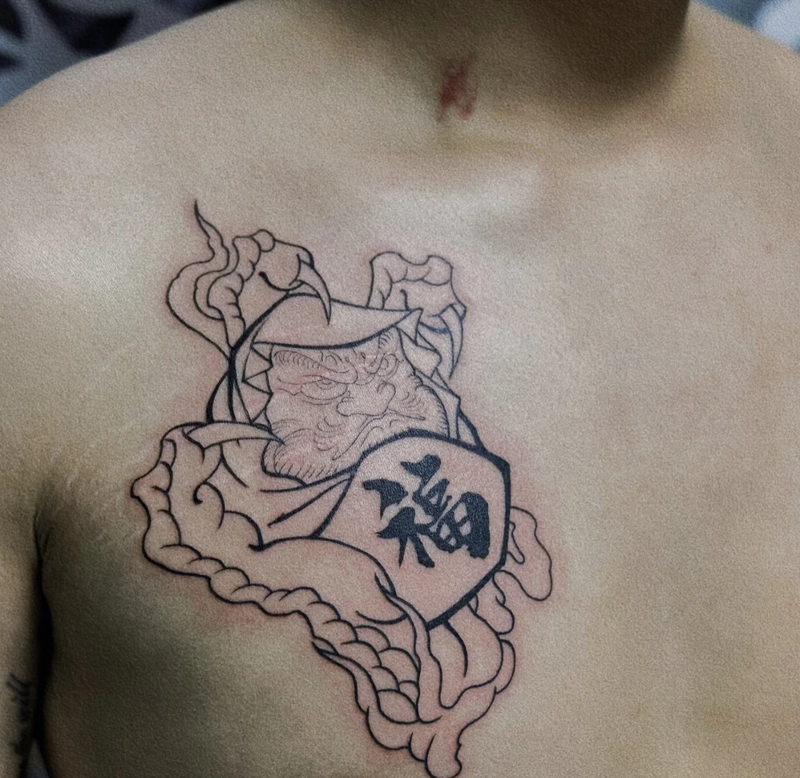 hình xăm chữ Om giúp chủ nhân giữ tâm hồn nhẹ nhàng