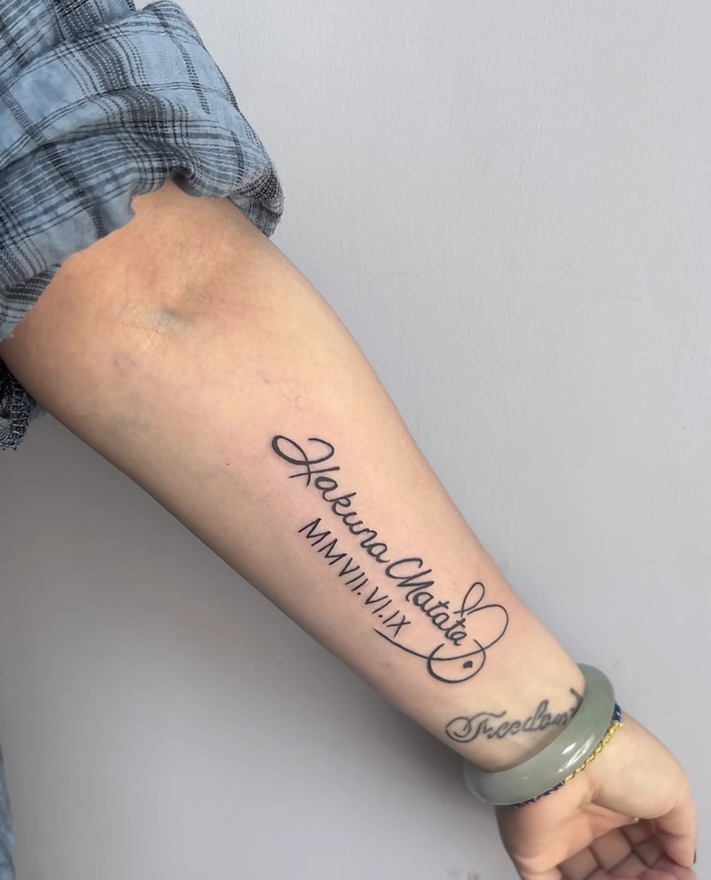 hình xăm chữ đầy cảm xúc hình xăm chữ đầy cảm xúc