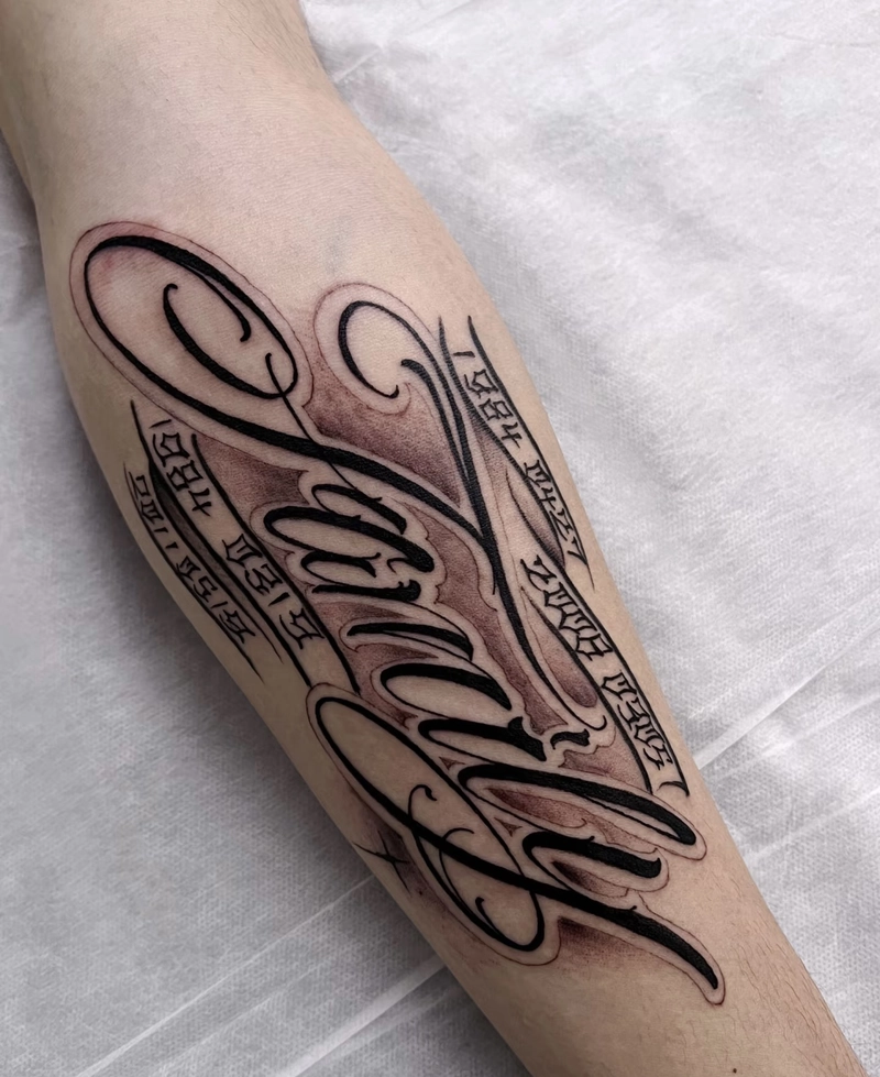 hình xăm chữ đẹp ở tay cho nam