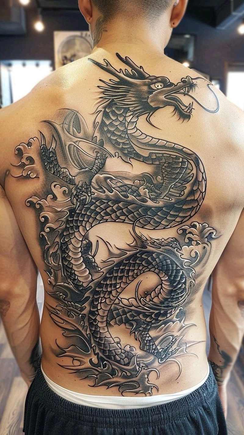 hình xăm con rồng hình xăm con rồng