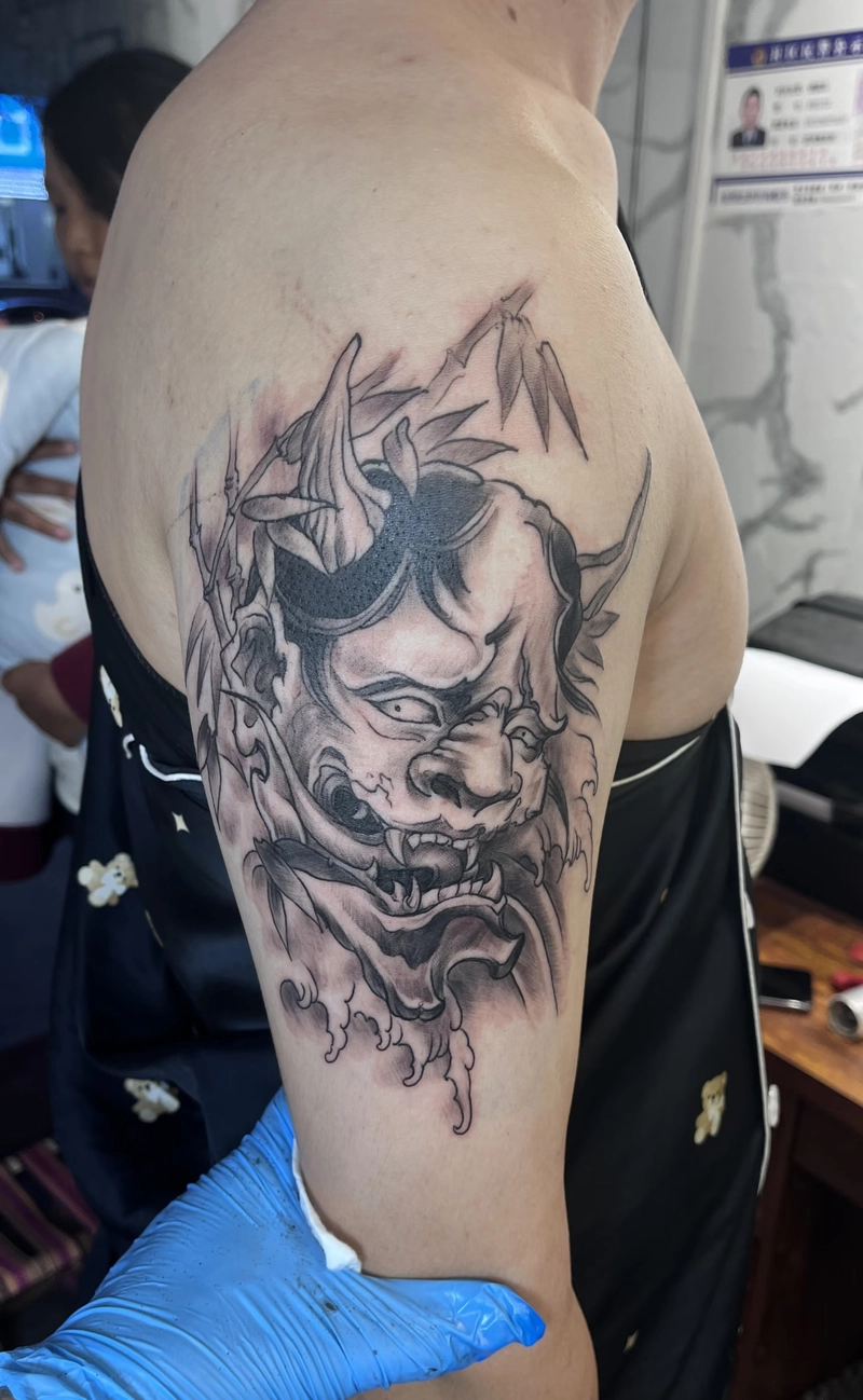 hình xăm đầu lâu kiểu Âu Mỹ