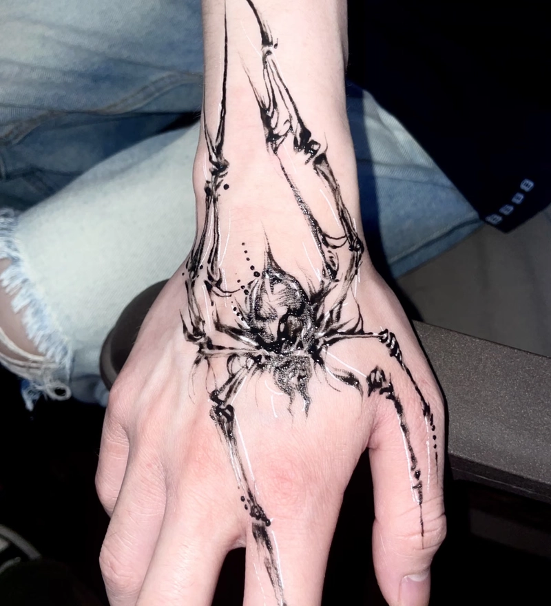 hình xăm đầu lâu nhỏ