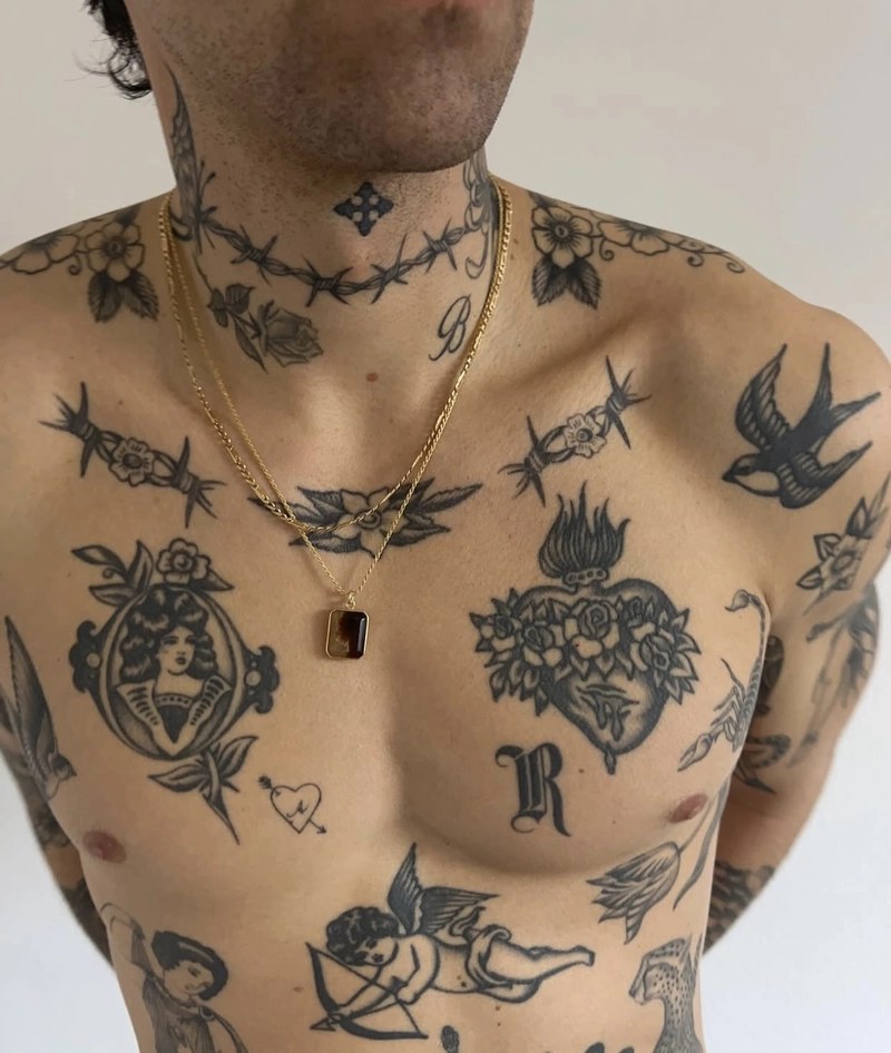 hình xăm đẹp cho nam kín người