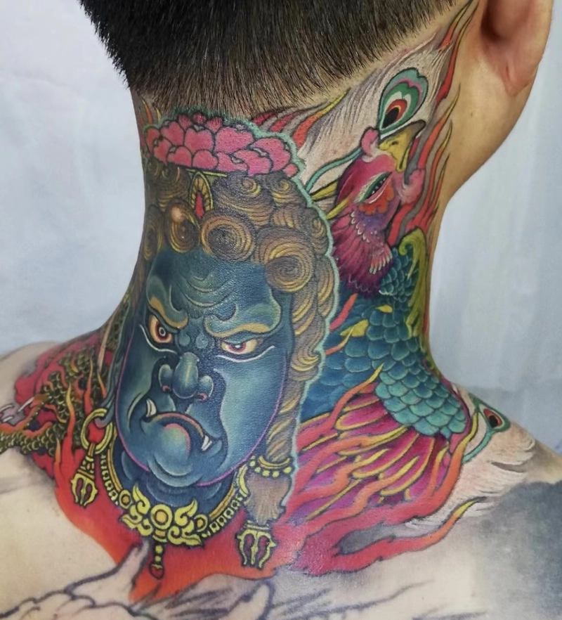 hình xăm đẹp full cổ hình xăm đẹp full cổ