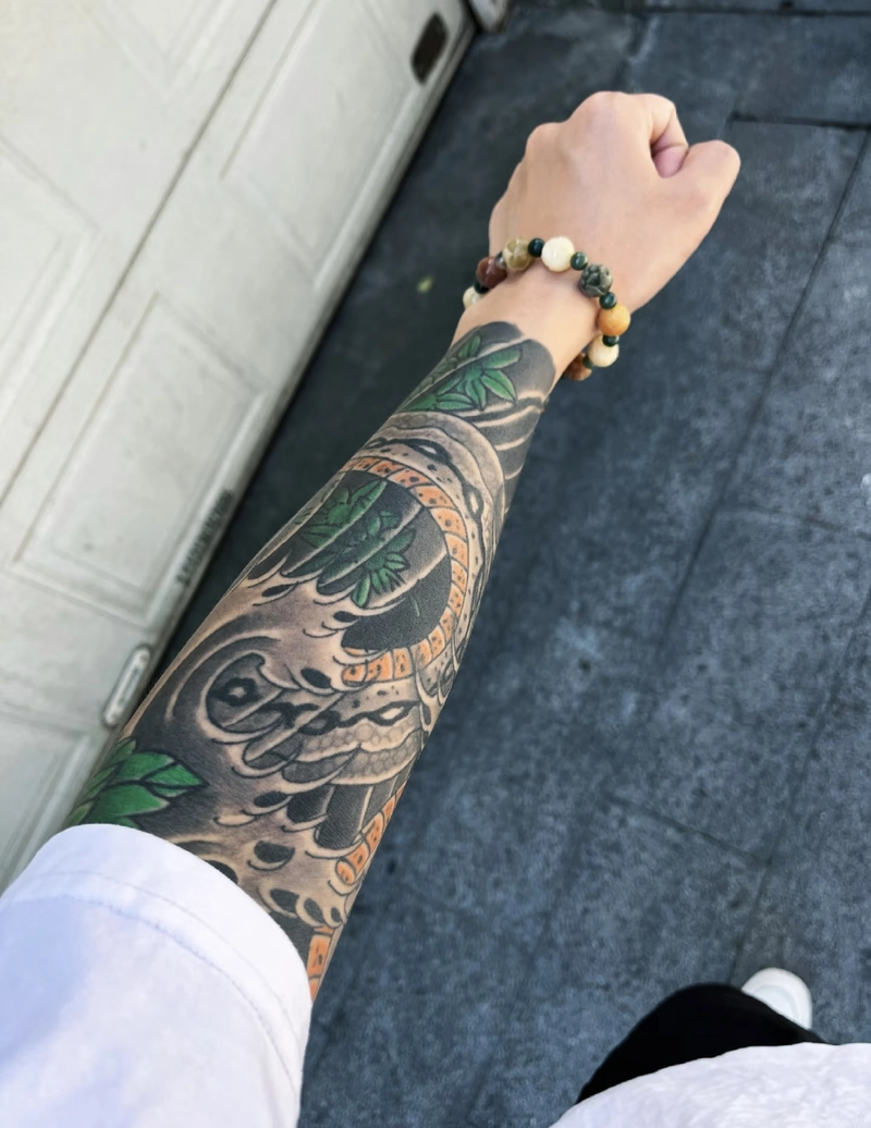 hình xăm đẹp nghệ thuật ở cánh tay