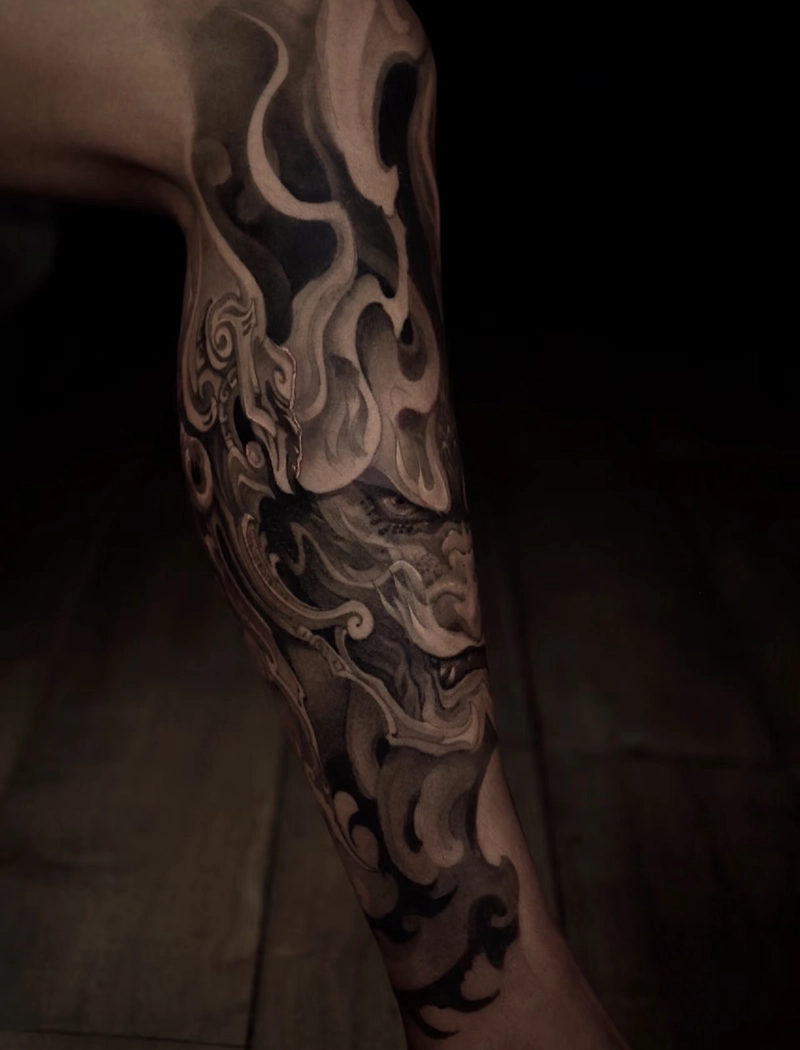 hình xăm đẹp ở chân