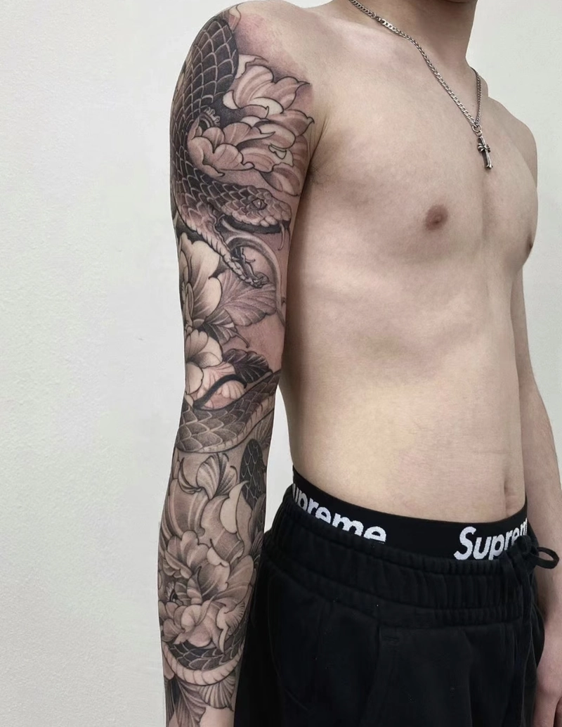 hình xăm full 1 tay hình xăm full 1 tay