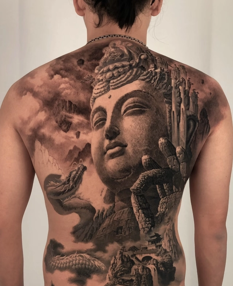 hình xăm full lưng nam hình xăm full lưng nam