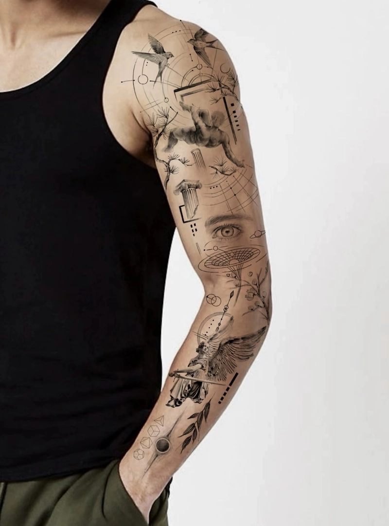 hình xăm full tay đẹp độc đáo hình xăm full tay đẹp độc đáo