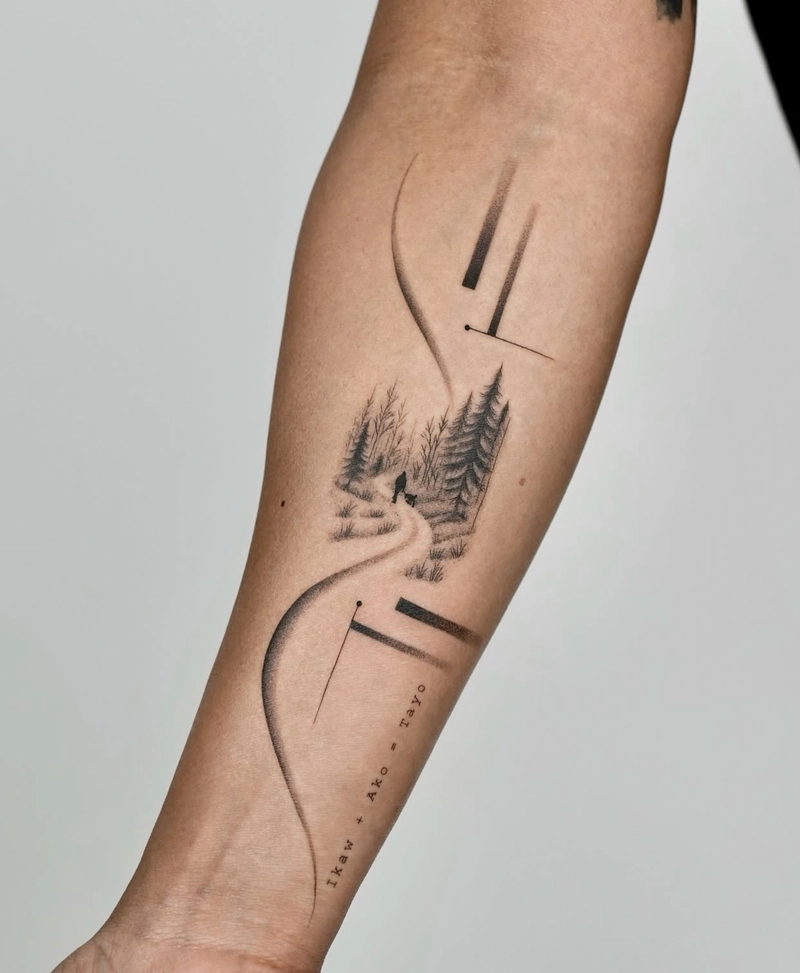 hình xăm hiện đại cá tính