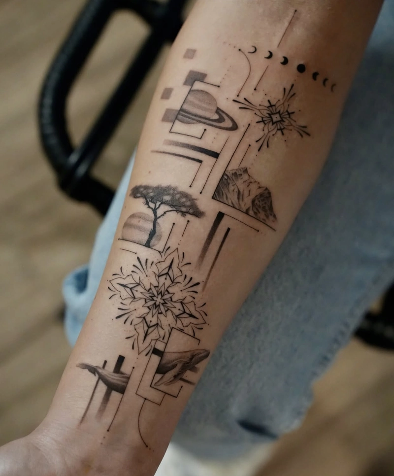 hình xăm hiện đại thời thượng