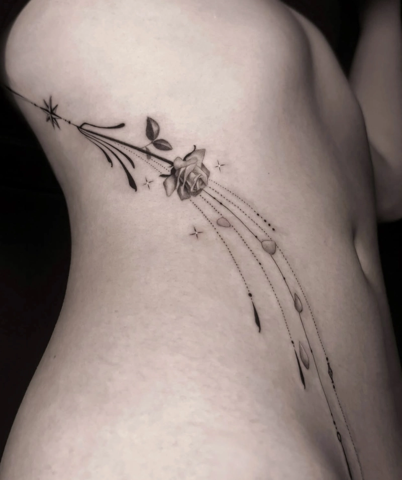 hình xăm hoa hồng cá tính hình xăm hoa hồng cá tính