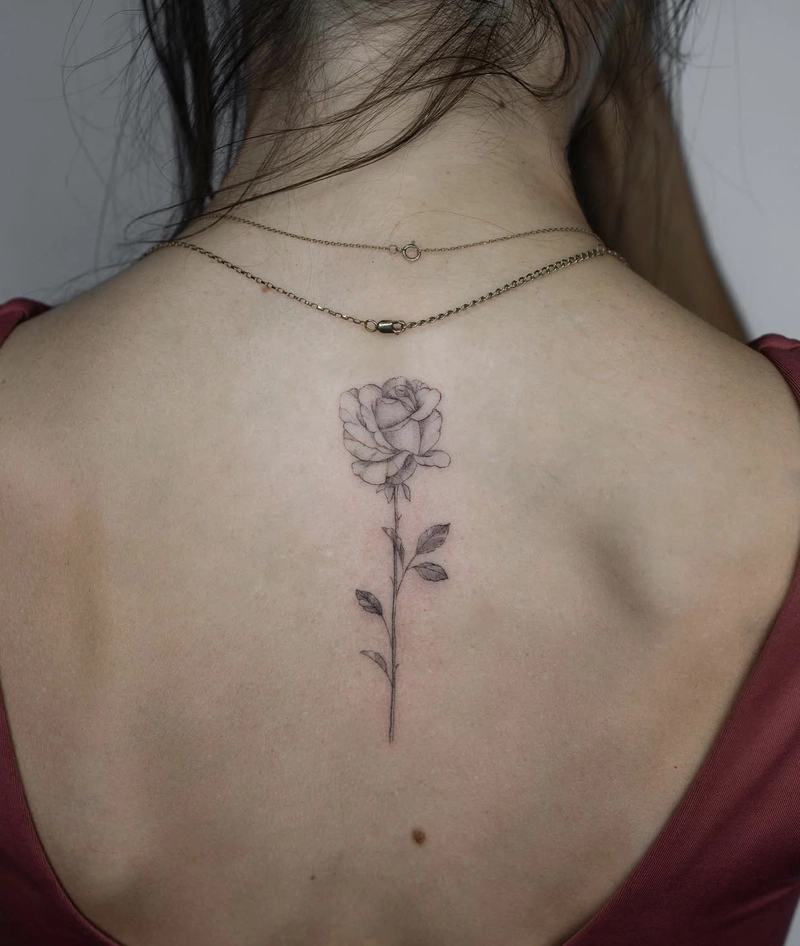 hình xăm hoa hồng quyến rũ hình xăm hoa hồng quyến rũ