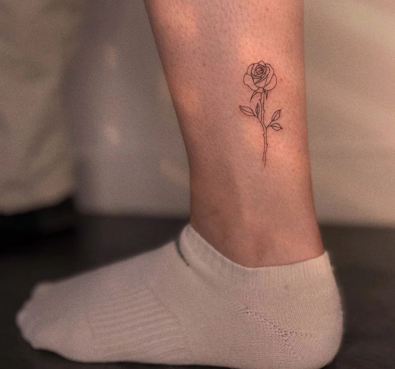 hình xăm hoa hồng sang trọng hình xăm hoa hồng sang trọng